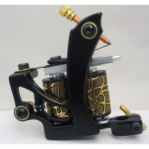 10Pcs/lot Pro Casting Iron Tattoo Machine 10 Wraps coil stainless steel Tattoos Body Art Gun Coil Machine LPC-ITM-7040-10J