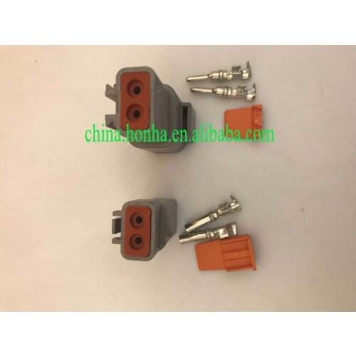 Freeshipping 2 Pin DTP Series Male Female Waterproof Electrical Auto Connector DTP06-2S DTP04-2P for Deutsch