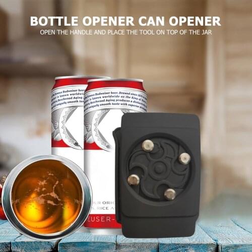 Topless Can Opener Camping Hunting Manual Gadget Multifunction Effortless Outdor for Household Kitchen Easy Supplies
