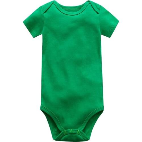 Babies Girls Clothing Bodysuit Newborn Baby Boys Short Sleeve Body 3-24 Months Infant Clothes