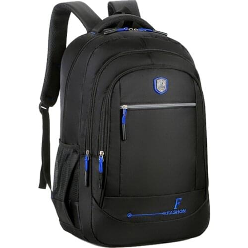 Large Capacity Men Backpacks School Bag for Boys Teen Black Nylon Back Pack Male 2021 New