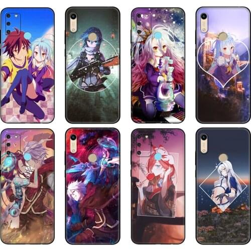 Black tpu Case For Honor 8a Prime 8s 9 10X Lite 9A 9C 9X Premium Pro 9S Case Cover Game NO Life Anime