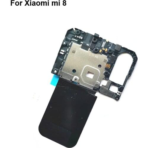For Xiaomi Mi 8 Mi8 Back Frame shell case cover on the Motherboard and WIFI antenna With NFC Module repair parts