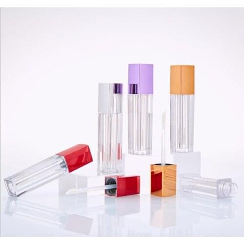 Wholesale 4ml Empty Lipgloss Bottle Tube Containers Lip Gloss Tube lip glaze tube Bottles Liquid Lipstick Package Lip Tubes