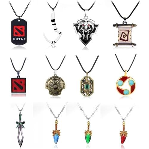 Game Trinket Dota 2 Necklace Weapon Model Pendants&Necklaces Creative Accessories Charm Choker Necklace