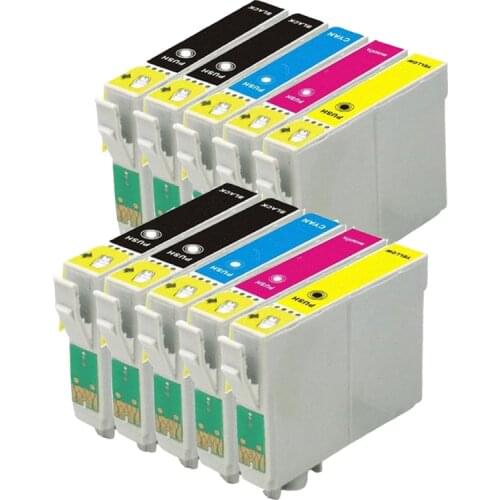10 Compatible T1281 T1282 T1283 T1284 Ink cartridge for stylus S22 SX130 SX125 SX235W SX435W SX425W BX305F BX305FW Printer