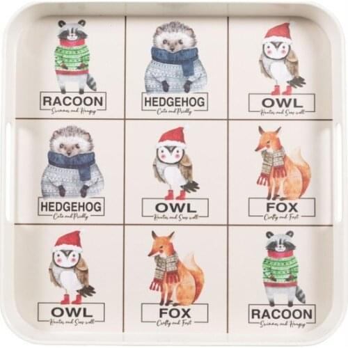 Trend 2021 Mudo Concept Wıld Anımal Square Tray посуда для кухни наборы set kitchen vaisselle platos