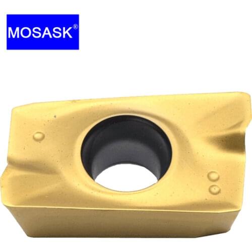 MOSASK APMT 10pcs APMT1135PDER ZP20 Stainless Steel Processing BAP300 Cutter CNC Lathe End Mill Machining Cermet Milling Inserts