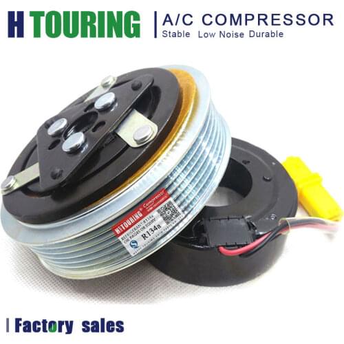 For SANDEN SD6C12 A/C AC Compressor Clutch FOR CITROEN C4 PEUGEOT 207 307 9671216280 9659875780 1367 1364 1363 1355 1351 6453ZZ