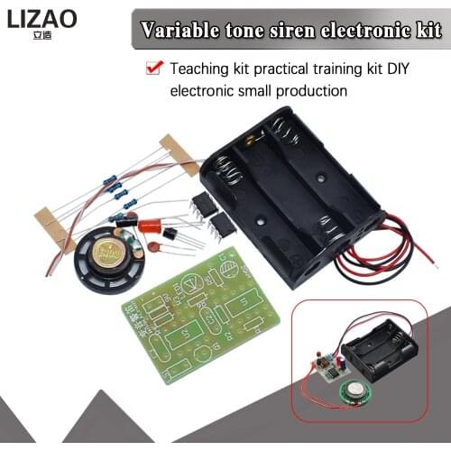 NE555 Variable Siren Kit Instructional Kit Training Kit Small Made DIY Student Lab