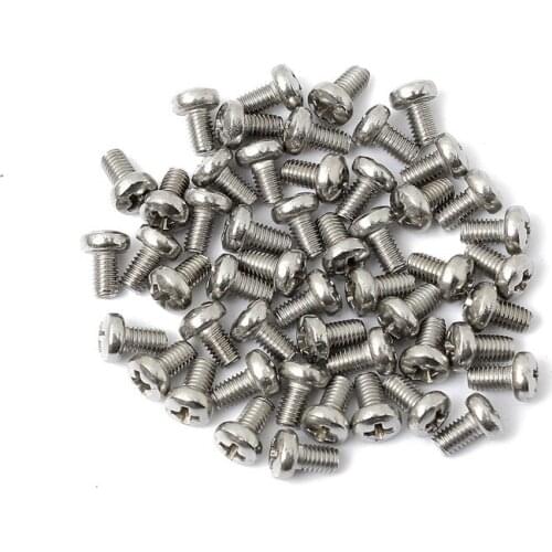 Wholesale 100Pcs/lot M3 Bolts Nuts Thread Round Screw Diameter 5mm 2016 New Hot