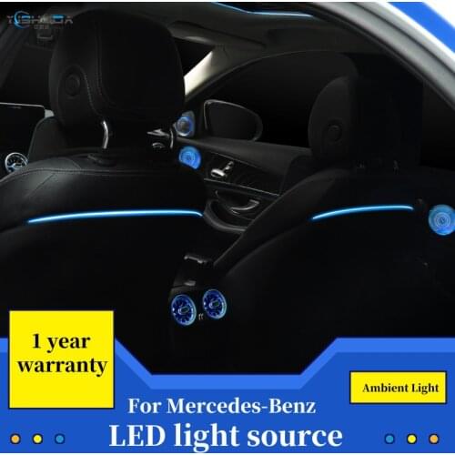 Ambient Light Rear Seat Light Backrest Luminous Light Modified 64 Colour For Mercedes Benz C Class /GLC-Class w205 x253 c200