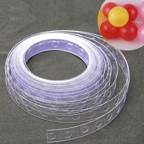 Useful Balloon Fixing Chain Tool 5m Plastic Decoration Transparent For Wedding Party Arch FP8 JY18