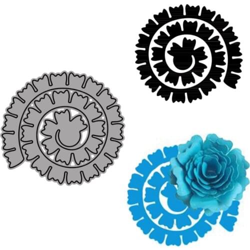 Cutting Dies Bright Beautiful Flowers To Decoration For DIY Scrapbooking Embossing Album Paper Cards Dies 2021 New