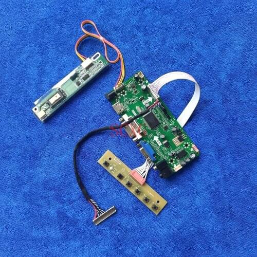 HDMI-compatible VGA DVI Monitor M.NT68676 drive board For LP150X08-TLA1/TLA2/TLA6/TLAC/TLB1/TLC1 30 Pin LVDS 1CCFL Kit 1024*768