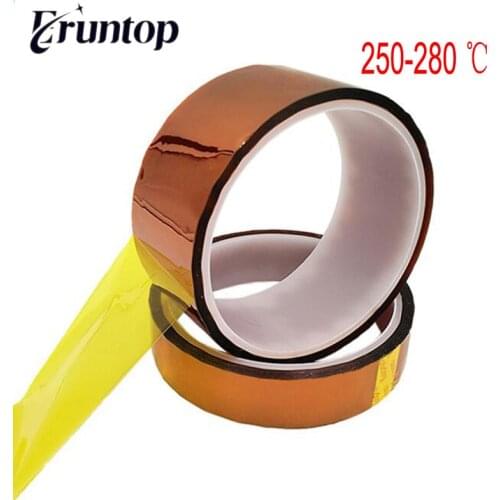 1pcs Eruntop 33M 250-280 ℃ High Temperature Heat Resistant Adhesive Tape for Electronic Industry