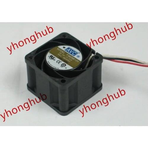 AVC F3828B12H P051 DC 12V 0.3A 38x38x28mm Server Cooling Fan