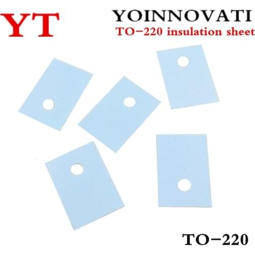 100PCS TO-220 Insulation Pads Heatsink