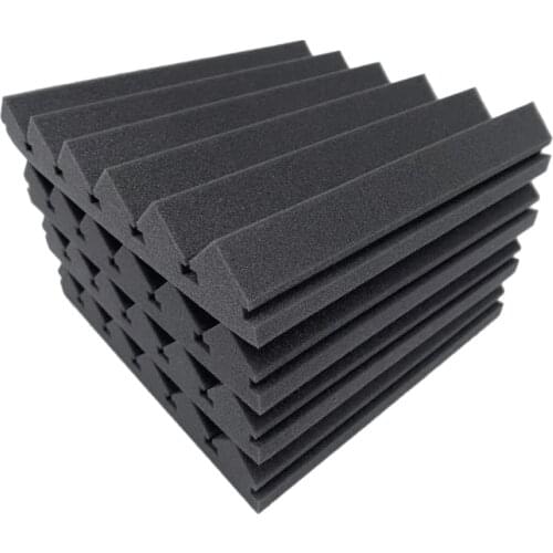 12Pack Acoustic Panels Studio Foam Sound Absorbing Panel 12X12X2Inch Sound Reduction Panels Soundproof Foam Wall Tiles