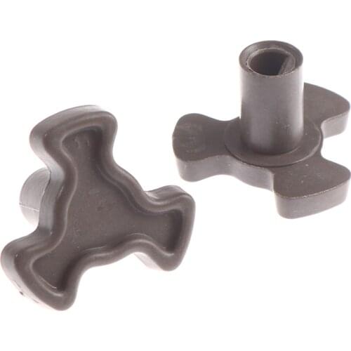 2Pcs/set 17mm Microwave Oven Turntable Roller Guide Support Coupler Tray Shaft