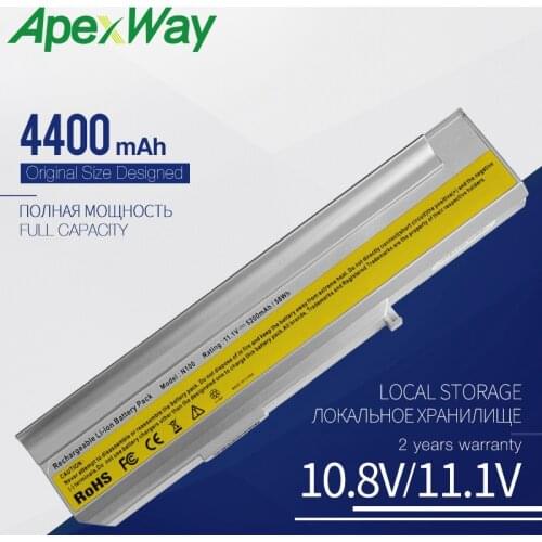 ApexWay 6 cells laptop battery for Lenovo 40Y8315 40Y8322 ASM 42T5213 92P1185 FRU 42T5212 3000 V100 n100 c200 n200 4400 mAh