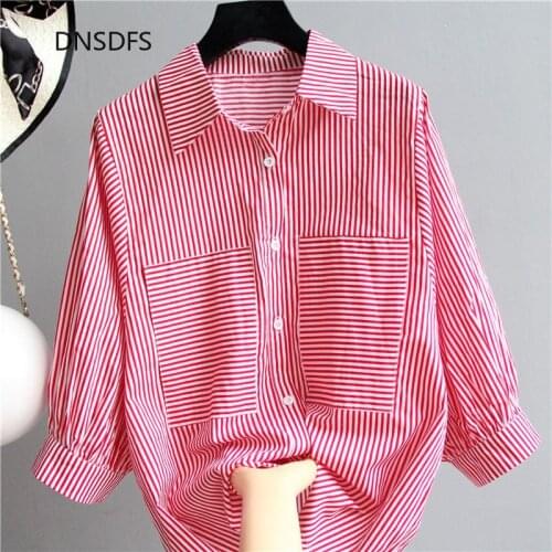 Conncozy Women's Striped Shirts