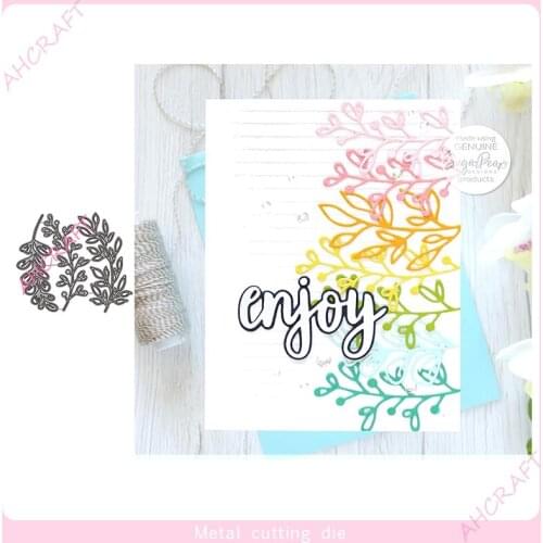 Flowers and Grass Metal Cutting Dies for DIY Scrapbooking Photo Album Decorative Embossing Paper Card Crafts Die 2021