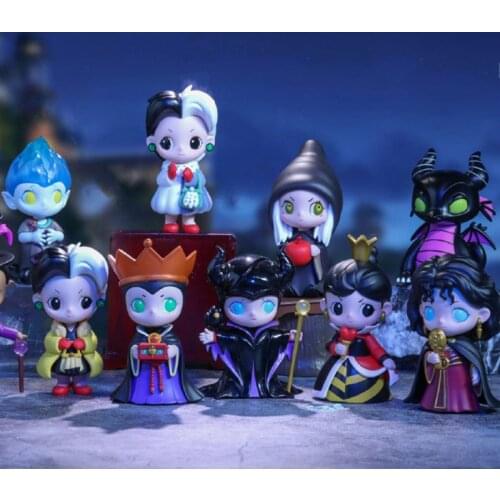 Disney Villains Series Maleficent Ursula Queen of Hearts Witch Action Figure Toys Gift for kids Collection Model Decoration