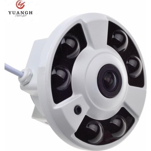 H.265 HD 5MP Fisheye IP Camera POE Array LED IR Night Vision Security Video Surveillance CCTV Camera ONVIF