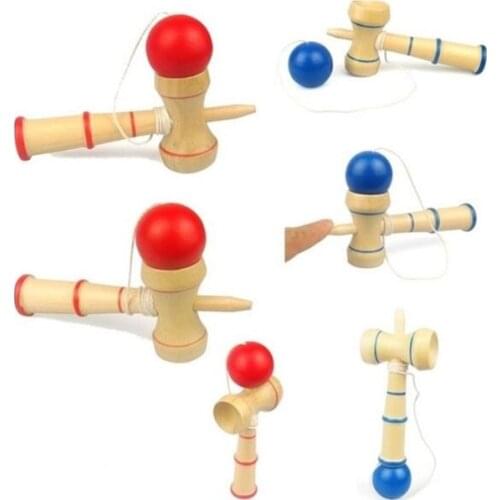 New Arrival Kid Kendama Toy Wood Wooden Kendama Skillful Juggling Ball Toy For Children Adult Birthday Christmas Gift Toy