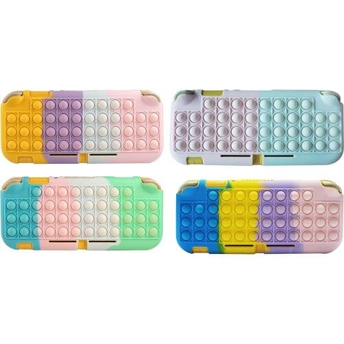 Anti Anxiety Toy for Nintendo Switch Lite Game Console Case Protective Cover Frosted Soft Rubber Desktop Press Decompression Toy