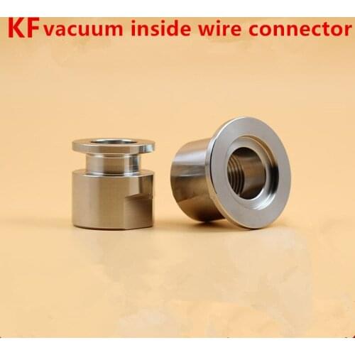 Vacuum KF16 KF25 KF40 chuck inner wire quick installation inner wire connector pressure gauge connector four points