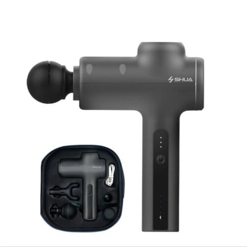 Fascial Gun Mini Deep Muscle Relaxing Device Electric Massager Mute Portable Storage Fitness Neck Mask Gun Health Massage