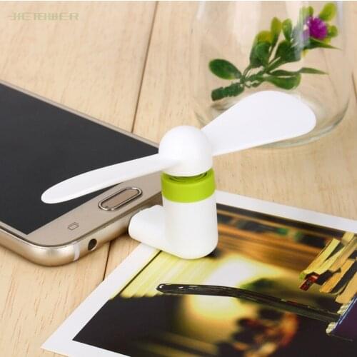 50pcs/lot Mini Portable Cool Micro USB Fan 5V 1W Mobile Phone USB Fans Low Voice For Android Phone USB Power Supply dropshipping