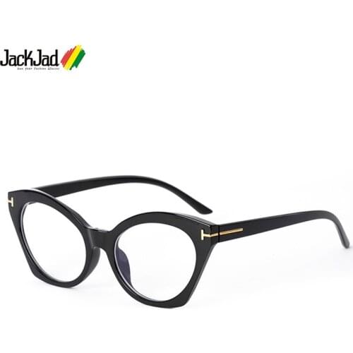 JackJad Fashion Cat Eye Style Anti Blue Ray Blocking Glasses Frames Vintage Retro Women Computer Optical Glasses Eyewear 7029