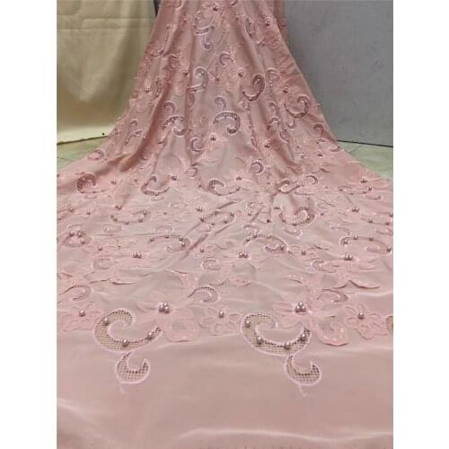 Soft velvet material best quality african tulle mesh lace JRB-121113 with beads for sawing dress fashion embroidery lace fabric