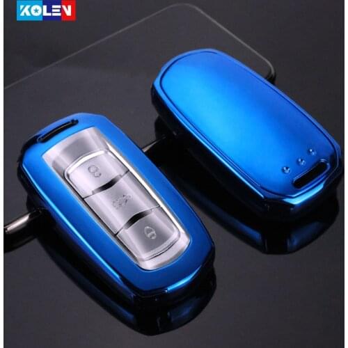 Soft TPU Car Remote Key Full Cover Case For Geely NL3 EX7 Emgrand X7 SUV GT GC9 EC7 EC8 MK EmgrarandX7 Boyue Borui Englon Holder