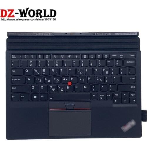 New Original GR Greek Base Portable Backlit Thin Keyboard for Lenovo Thinkpad X1 Tablet 2nd 1st Gen 01AY114