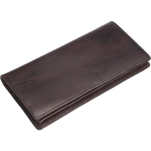 2020 new top layer cowhide wallet hand-painted retro leather wallet wallet hand bag mens leather grip card person