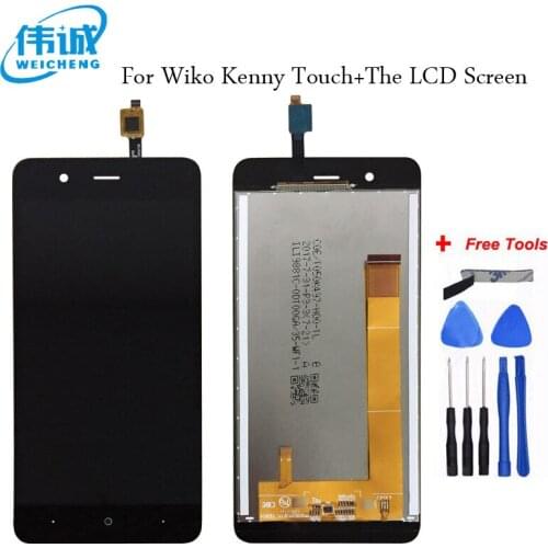 New Original For Wiko Kenny LCD Touch screen Digitizer Sensor Display Screen module accessories Assembly Replacement Tools