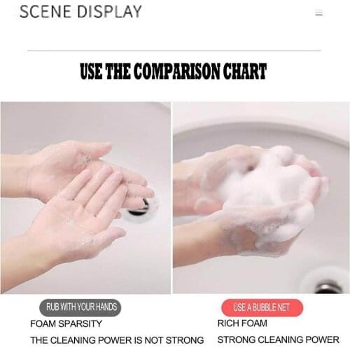 Portable Soap Saver Bag Convenient Hangable Soap Foaming Travel Foam Foaming Mesh Delicate Bubble Net Bath Shower Maker E1L7