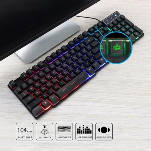 IMice AK-600 Wired Gaming Keyboard 104 Keys Mechanical Keyboard RGB Backlit Keyboard for PC Gamer Teclado Gamer Mecanico Clavier