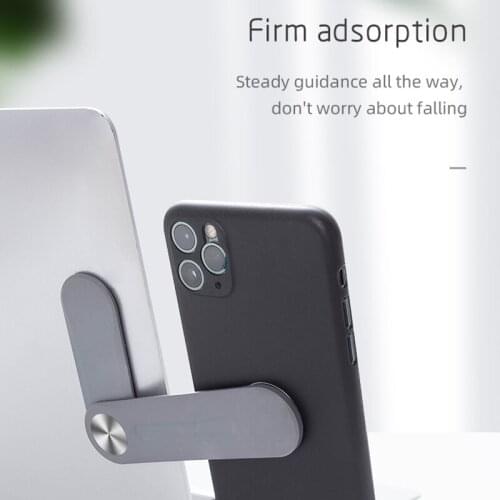 Laptop Extension Phone Bracket Laptop Phone Holder Adjustable Laptop Side Mount Clip Slim Portable Foldable GK99