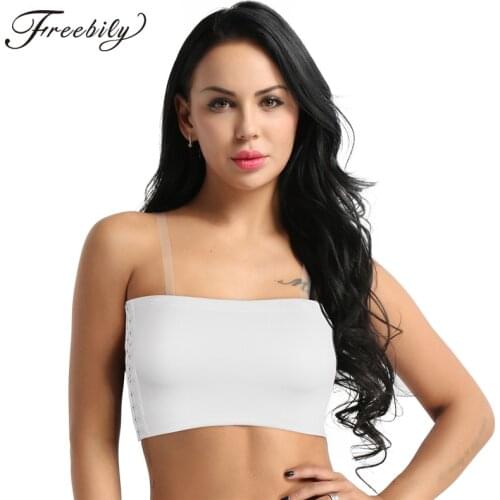 High quality Casual Strapless Chest Breast Binder Trans Lesbian Tomboy Cosplay fitness chest shapers for women white black