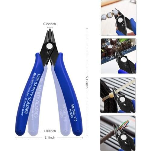 1pc 3D Printer Parts PLATO-170 Wishful Clamp DIY Electronic Diagonal Pliers Side Cutting Nippers Wire Cutter