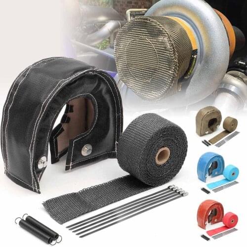 Turbo Heat Shield Turbocharger Blanket Cover for T3 Turbo Housing Turbo Charger T2 T25 T28 GT28 GT30 GT35