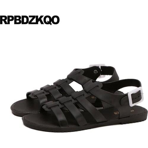 Slingback Flats Women Hollow Out Size 9 Black Cheap Shoes China Summer Sandals 2017 Ladies Beautiful Latest Spring Autumn