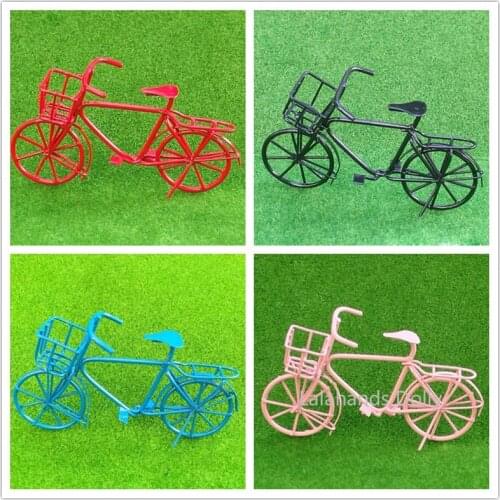 1:12 Dollhouse Mini Bike Model Toy for Dollhouse Decorative Shooting Props