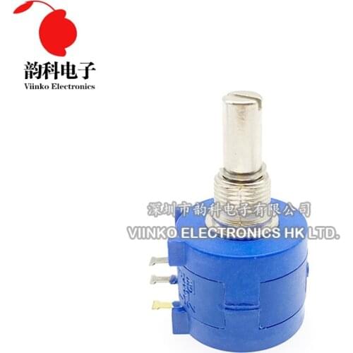 1PCS 3590S-2-103L 3590S 10K ohm 3590S-2-103 3590S-103 Precision Multiturn Potentiometer 10 Ring Adjustable Resistor