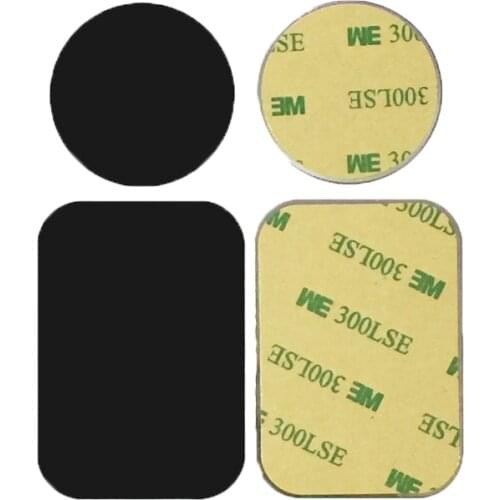 2/4pcs 40mm 45x65mm Black Metal Plate disk iron sheet for Magnet Mobile Phone Holder For Magnetic Car Phone Stand holders